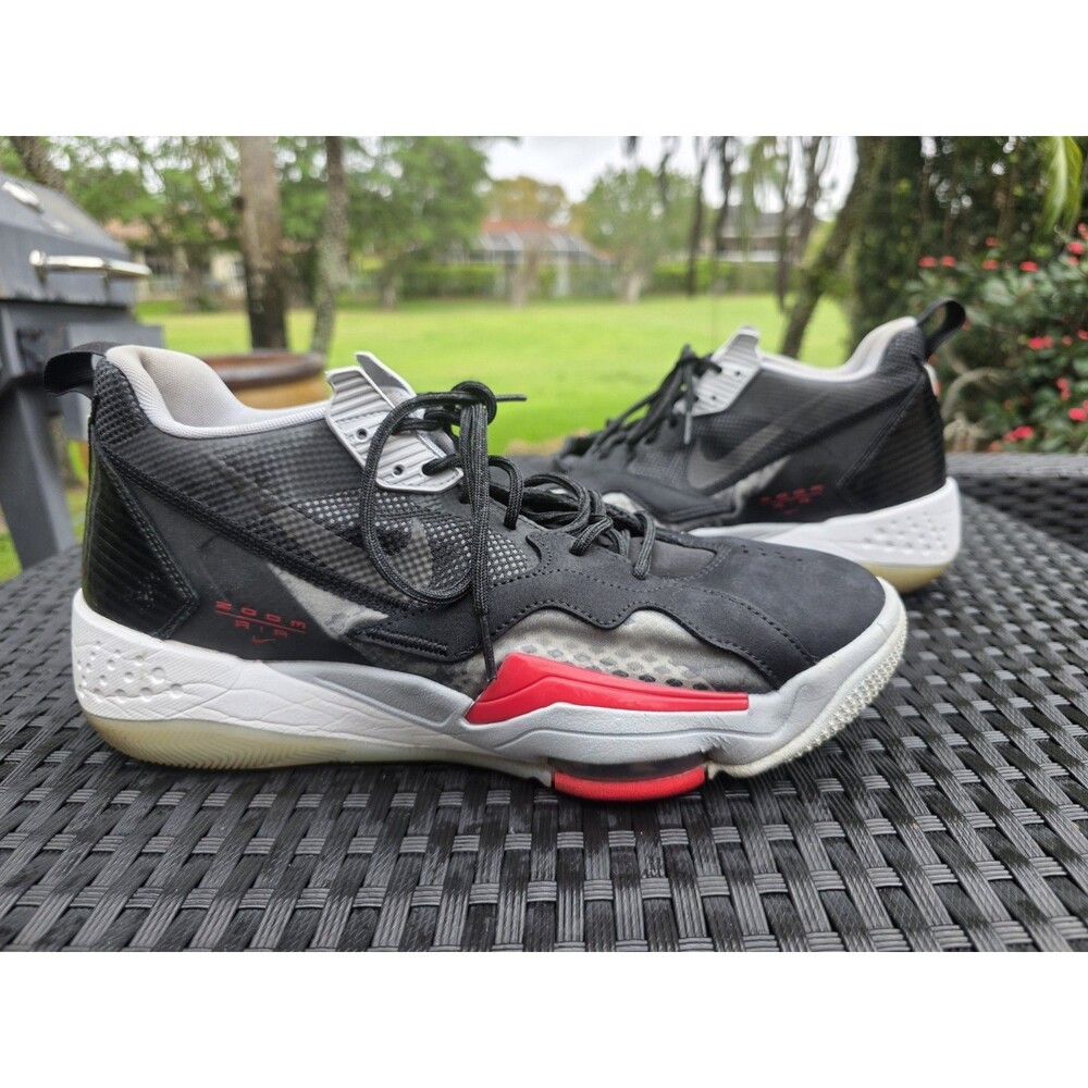 Nike Air Jordan Zoom 92 Mens Size 11.5 US CK9183-001 Black Cement Athletic Shoes